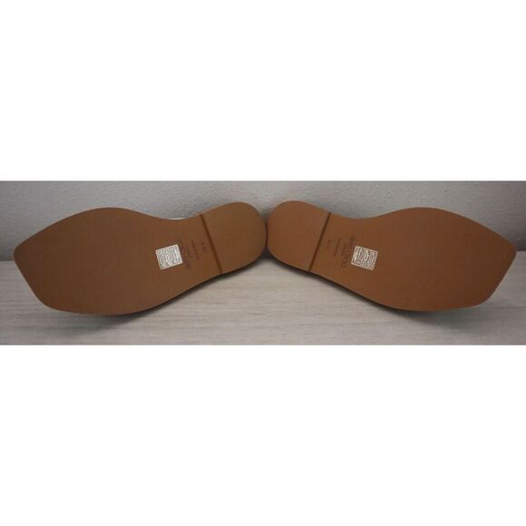 Jimmy Choo Women's Sz 36.5 US 6.5 Latte/Beige Tropica Leather Flat Sandals - Picture 4 of 10